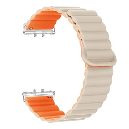 Magnetisk silikonögla för Samsung Galaxy Fit 3 klockarmband, justerbart armband för Samsung Fit 3 armband Correa-tillbehör