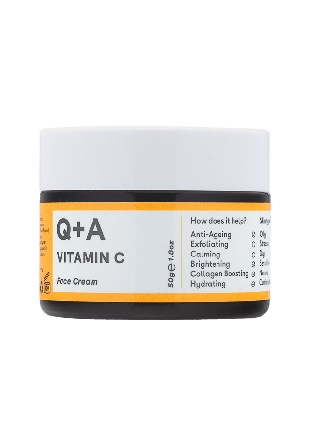 Q+A Vitamin C Radiance Face Cream Dagcreme Unisex 50 ML
