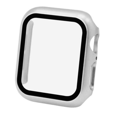 Skyddsfodral i silver härdat glas för Apple Watch 4/5/6/SE (44 mm) - OCIODUAL Pengar