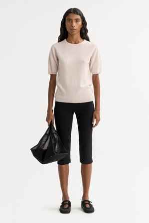 Soft Goat - Short sleeve crewneck - XL - Powder