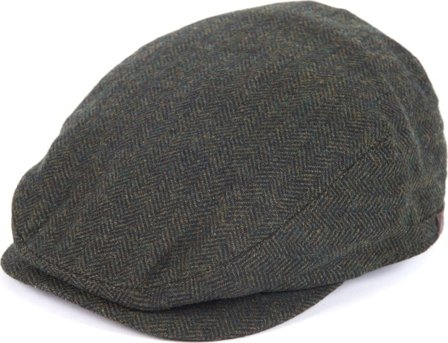 Barbour Barlow Flat Cap Olive
