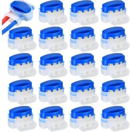 20 kpl Premium-kaapeliliittimiä - Kaapelinpäätteitä - Rajakaapeleille - Robottiruohonleikkuri - Autoteollisuus - Vedenpitävä ja säänkestävä/NC/