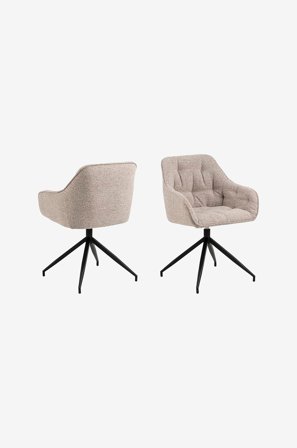 NORDFORM - Spisebordsstol med armlæn Brooke - Natur - Stole - Fra Homeroom