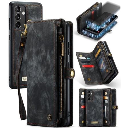 CaseMe Samsung Galaxy A54 Pung med Lynlås - Sort Black