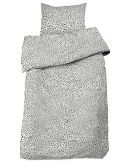 Sengetøj Frdolina 2-delt med småblomstet tryk Grå