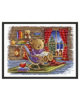 Stickpackung Bild Mit einem Lieblingsbuch