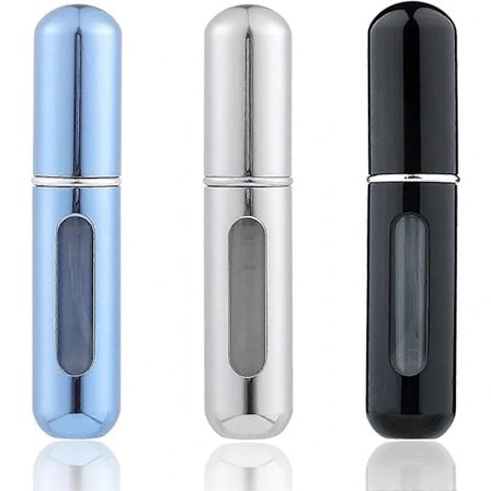 5 ml Parfume Sprayflaske Tom Genopfyldelig Mini Bærbar Rejse Parfume Atomizer Flaske Parfume Flasker til Mand & Kvinde (3 stk)