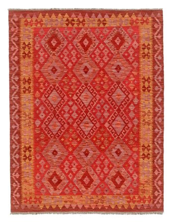 Oriental Kilim Afghan Old Style Rug 129X185 Wool, Afghanistan