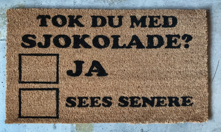 Trend Design Dørmatte "Sjokolade"