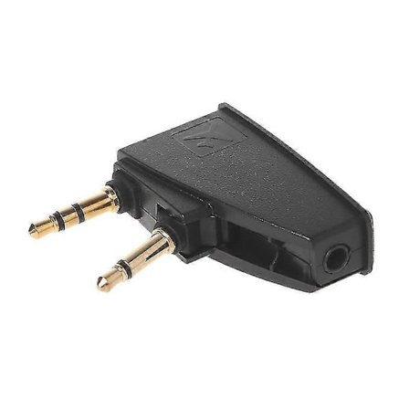Bose 700 QC45 QC35 QC25 QC20 QC15 Hovedtelefon Flyadapter 3,5 mm Stereo Flykompatibel med Flyselskaber