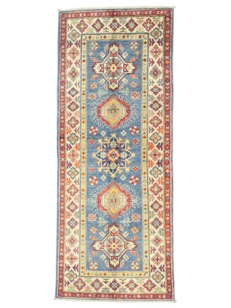 Tapis Kazak Fine 79X198 De Couloir (Laine, Afghanistan)