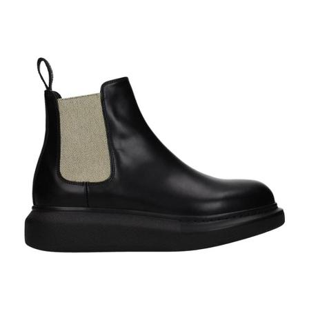 Alexander McQueen, Hybrid Chelsea Boots Czarny, Kobieta, Rozmiar: 41 1/2 EU