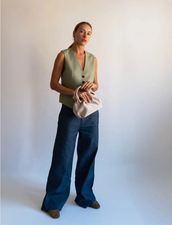 HVISK Jolly Matte Twill - Beige - ONE SIZE