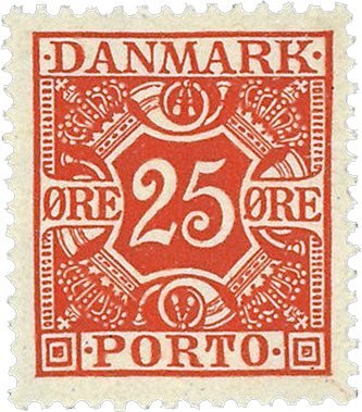 Danmark 1923 - Portomærke AFA 14 - Postfrisk