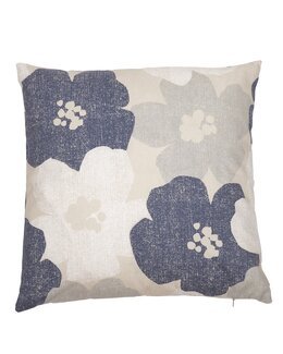 Kuddfodral med blommönster Lotta 1-pack Blå - Fondaco