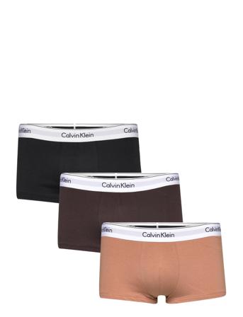 Low Rise Trunk 3Pk Bokserit Musta Calvin Klein