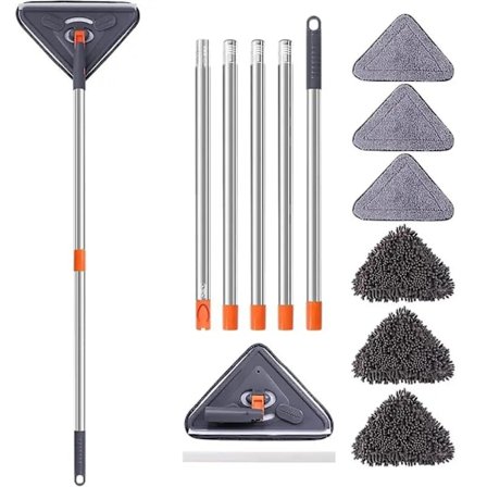 85 tuuman pitkävartinen seinänpuhdistusmoppi, ikkunanpuhdistustyökalu, seinämoppi, jalkalistan puhdistustyökalu, maalin seinän seinänpuhdistin, seinä-