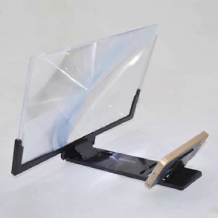 14 tommer 3D-skærmforstørrer Mobiltelefonforstørrer Stativ til video Foldbar skærm Forstørret øjenbeskyttelsesholder