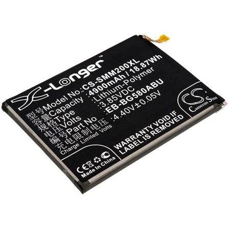 Akku älypuhelin, Matkapuhelin Samsung Galaxy M20, SM-M205, SM-M205F/DS ja muut.