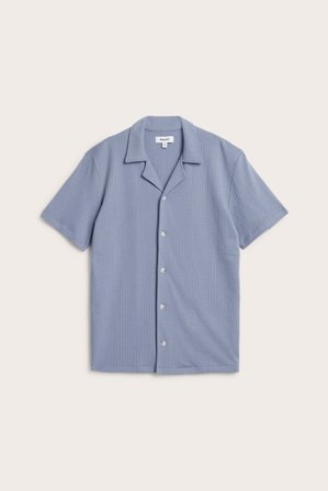 Kappahl | Koszula resortowa o wyraźnej strukturze, | Niebieski