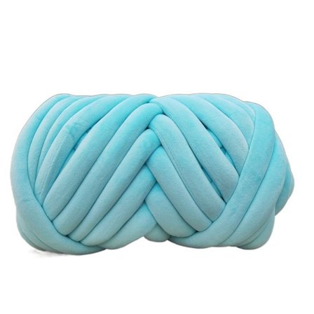 250/500g Heklegarn Garn Ball LYS BLÅ 250G 250G