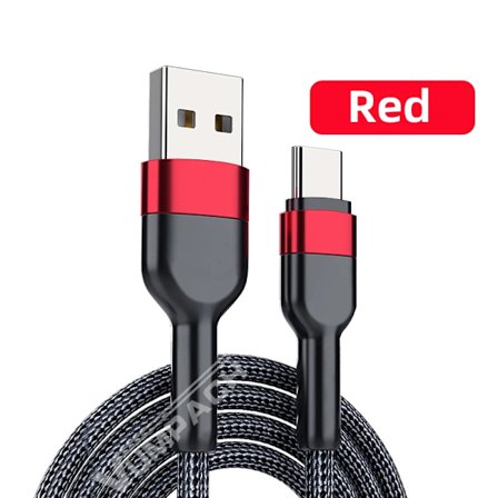 Snabb Laddare Typ C Kabel USB C Nylonkabel För Xiaomi Huawei Oneplus Poco Samsung Iphone 15 16 USB C laddare Datakabel