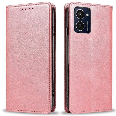 Kompatibel med HMD Pulse Pro Fodral Plånbok Läder Telefonskal Stark Magnetisk Stängning-WELLNGS