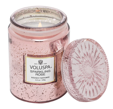 Voluspa Sparkling-Rose Duftlys Small 50t