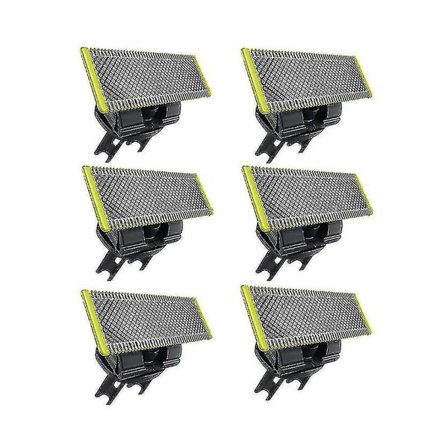 6 kpl terät, yhteensopiva partakoneen terien kanssa Qp210 Qp Qp230 Qp2520 Qp2530 Qp2527 Qp2533 Qp2630 Qp6520 6 kpl