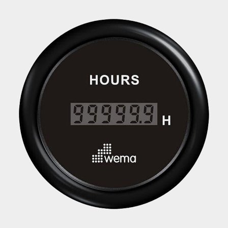 Timräknare digital svart