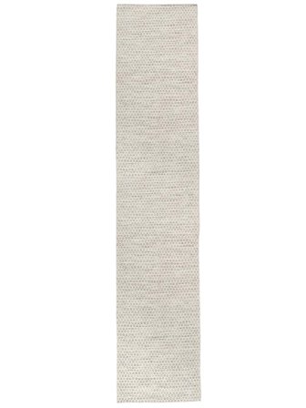 80X440 Tapis Kilim Honey Comb - Beige Moderne De Couloir Beige (Laine, Inde)