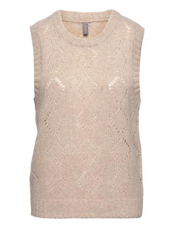 Cuallana Solid Vest Beige Culture