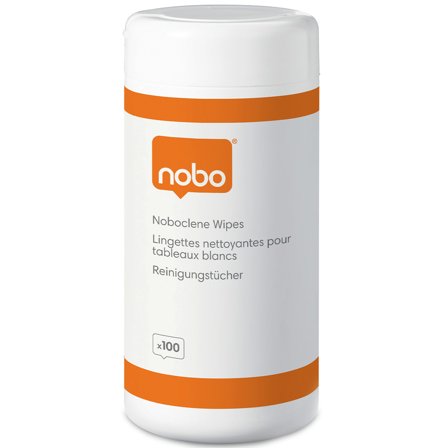 Nobo Lingettes de nettoyage pour tableau blanc pack de 100