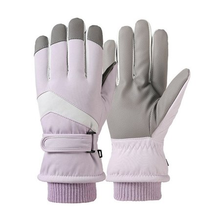 Vindtäta Vattentäta Skidhandskar Dam med Pekskärm Termisk Foder Halkskydd för Arbete Cykling Motorcykel Snowboard