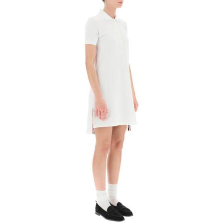 Thom Browne Short Kjole Hvid, Dame, Størrelse: 2XS