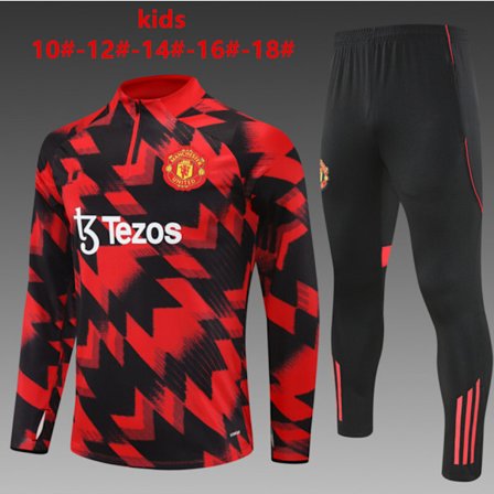 Manchester United Football Club treningssett for barn med lange ermer, sesongen 2025-2026