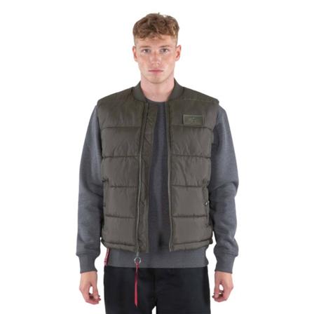 Alpha Industries, Vests Groen, Heren, Maat:L,polyester