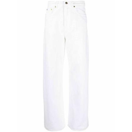 Golden Goose, Straight Jeans Wit, Dames, Maat:W27