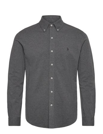 Polo Ralph Lauren Featherweight Mesh Shirt - Grey - M