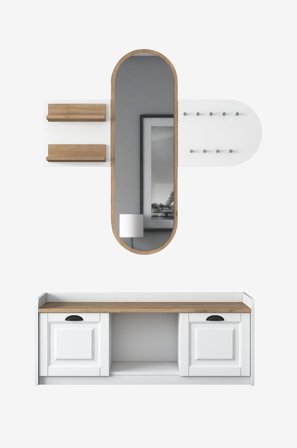 Hanah Home - Eteiskaluste EE101 - 1982 - Valkoinen - Eteiskalusteet - - Homeroom