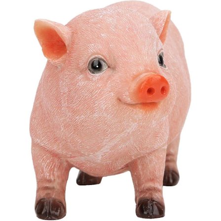 Realistisk hartsgriskulting Handgjord hartsgriskulting Naturlig färg Skrivbordsdekoration Polyresin