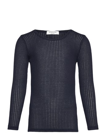 Rosemunde Kids Rkbaku Ls T-Shirt - Navy - 128