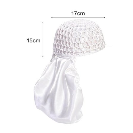 2-i-1 Dobbeltlags Slå-om Hætte Justerbar Hår Slå-om Sovehætte