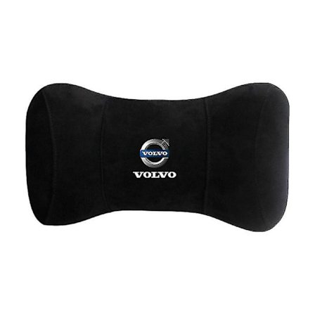 Passer til Volvo Hjortpuder Pude Nakkepuder Bil Cervikal Vertebra Pude Sæde Sovepuder Bil Sovende - STØRRELSE: sort