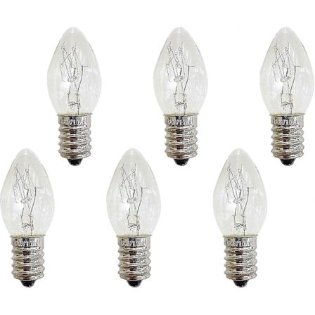 10w Glødelampe Volfram Saltsteinslampe Pære - E14 Liten Skrue Pærer Natt