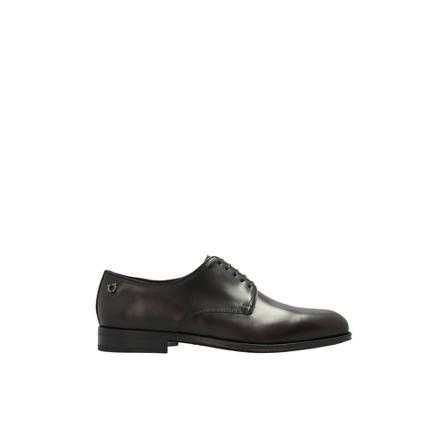 Salvatore Ferragamo, ‘Pershore’ Derby shoes Bruin, Heren, Maat:44 EU,leer