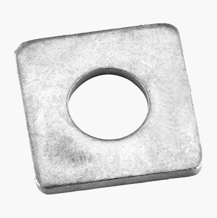 Biltema - Firkantskive M11 25 x 25 mm varmforsinket 10 stk.