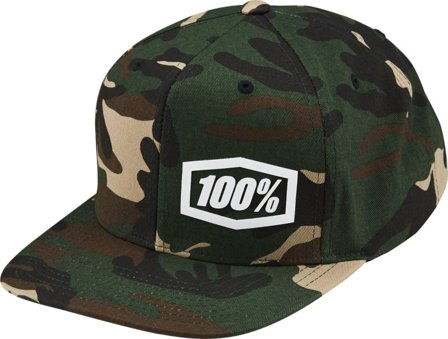 100% Machine Snapback Hat caps Green OneSize