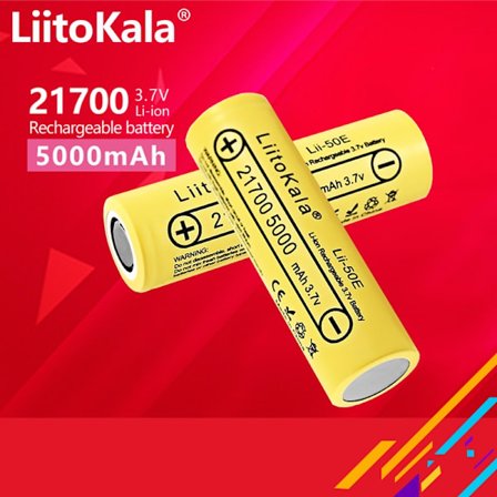 1-16st LiitoKala 21700 5000mA Li-ion batteri 3,7V Urladdare 35A Strömbatteri Högurladdat batteri E-tools batteri
