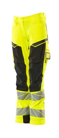 MASCOT Varselbyxor dam kl 1 stretch sv/gu 76c52 - Lyreco - Arbetskläder > Varselkläder > Varselbyxor